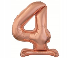 Balon foliowy liczba 4 , 7 cm4cm