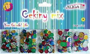 Cekiny konfetti do dekoracji kolorowe
