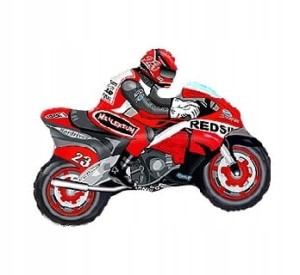 Balon foliowy Motor czerwony 61cm