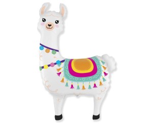 Balon foliowy Lama, Alpaka,  60 cm.