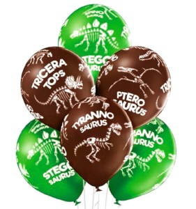 Balony Dinozaury  6 szt