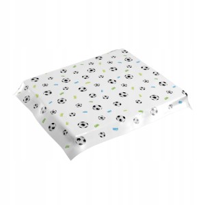 Obrus foliowy,  piłka nożna, 100 x 120 cm.