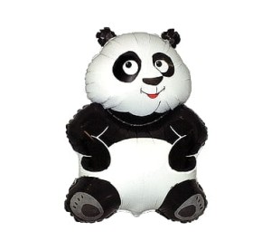 Balon foliowy, Panda, 61 cm.