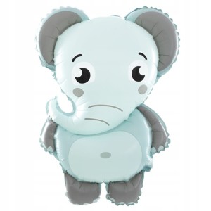 Balon foliowy,  Słoń, 63 cm.