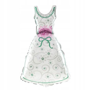 Balon foliowy suknia ślubna Pani Młoda