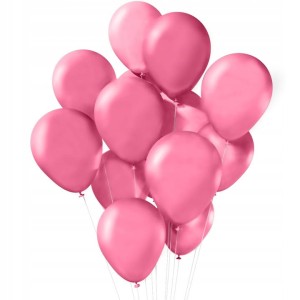 Balony różowe duże pastelowe  pink rose 20 szt