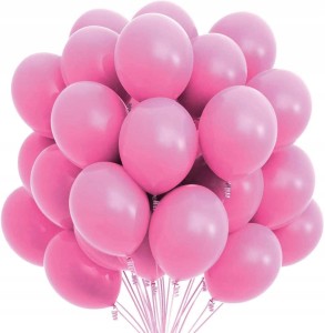 Balony różowe duże pastelowe  pink rose 100szt