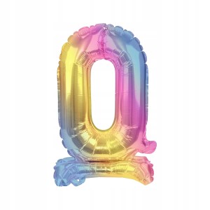 Balon stojący foliowy liczba 0  52cm