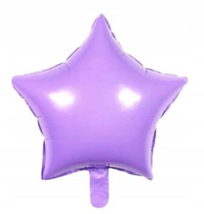 Balon foliowy gwiazda fioletowa 45cm