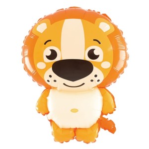 Balon foliowy lew,  63cm.