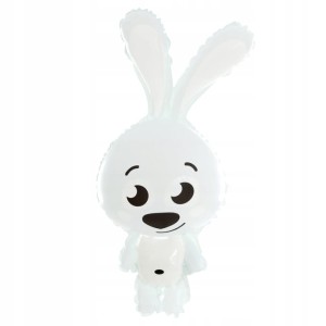 Balon foliowy królik, 45cm x 63 cm.