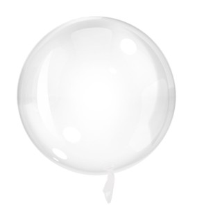 Balon transparentny kryształowy kula bobo 40 cm