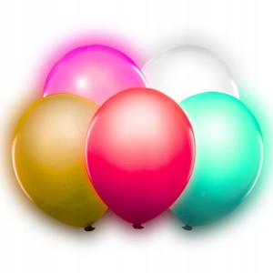 Balony Led MIX z lampkami świecące