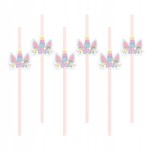Słomki jednorożec Unicorn 6x