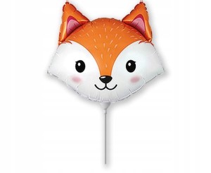 Balon foliowy rudy lis,  35cm.