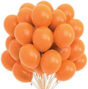 Balony pomarańczowe matowe  50 szt