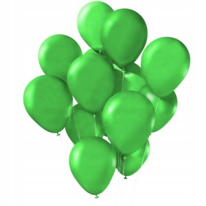 Balony zielone  pastelowe 100szt