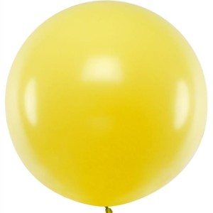 Balon okrągły żółty  1m