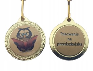 Medal Pasowanie na przedszkolaka