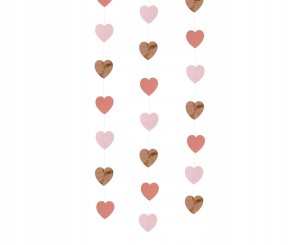 Girlanda serca baner serduszka