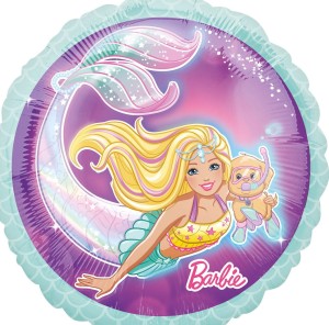 Balon foliowy Barbie Mermaid syrenka