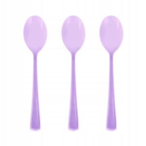 Łyżki jednorazowe fioletowe