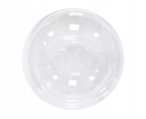 Balon okrągły transparentny przeźroczysty Bobo 61c