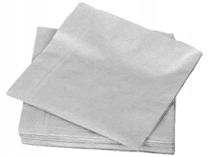 Serwetki trójwarstwowe srebrne 20szt