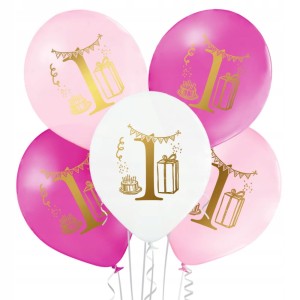 Balony na 1 pierwsze urodziny dziewczynki