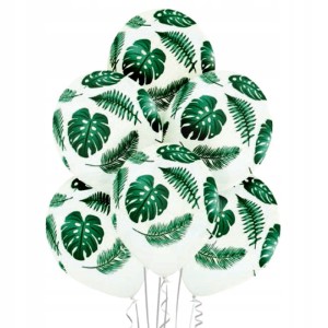 Balony kwiat monstery,  6 szt, 30 cm.