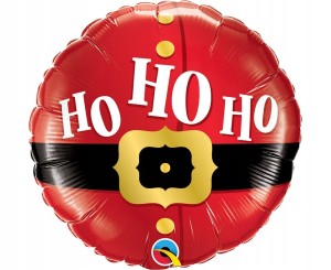 Balon foliowy 18" QL RND "Ho Ho Ho"