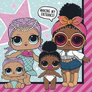 Serwetki papierowe LOL SURPRISE  16 szt.