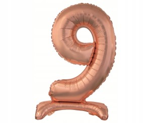 Balon foliowy cyfra 9 stojąca 74cm