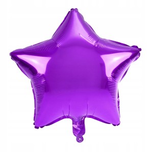 Balon foliowy gwiazdka fiolet  61 cm