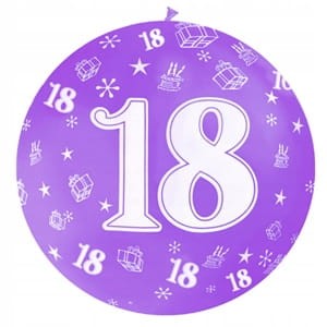 Balon 18 Urodziny 1m