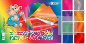 Zeszyt papierów metalizowanych samoprzylepnych