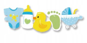 Balony foliowe girlanda z balonów Boy