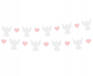 Girlanda papierowa Aniołki