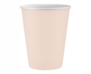 Kubeczki papierowe różowe  250 ml 6szt