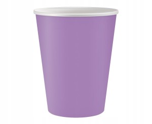 Kubeczki fioletowa papierowe  lawenda 6szt