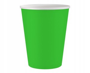 Kubeczki zielone papierowe
