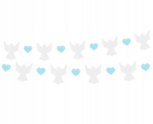 Girlanda papierowa Aniołki