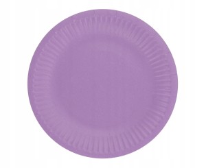 Talerzyki papierowe fioletowe