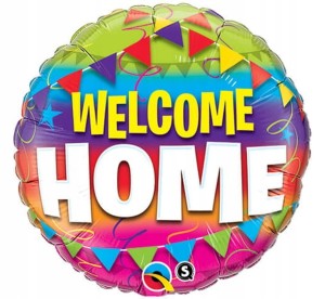 Balon foliowy Welcome Home Witaj w domu powitanie