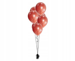 Balony Beauty&Charm platynowe czerwone 7x