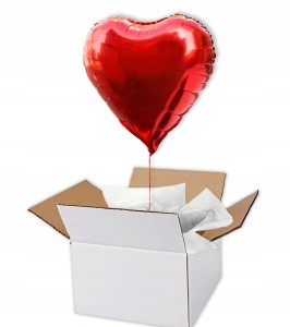 Balon foliowy Serce z helem 45cm