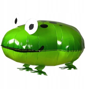 Balon foliowy stojący żabka, 1 szt.