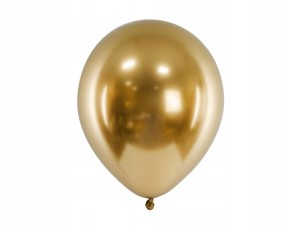 Balony chromowane Glossy złote  20szt