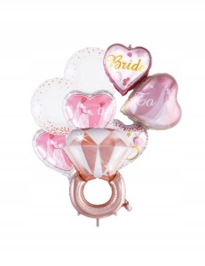 Zestaw balonów wieczór panieński pierścionek Bride