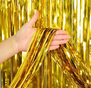 Kurtyna dekoracyjna gold